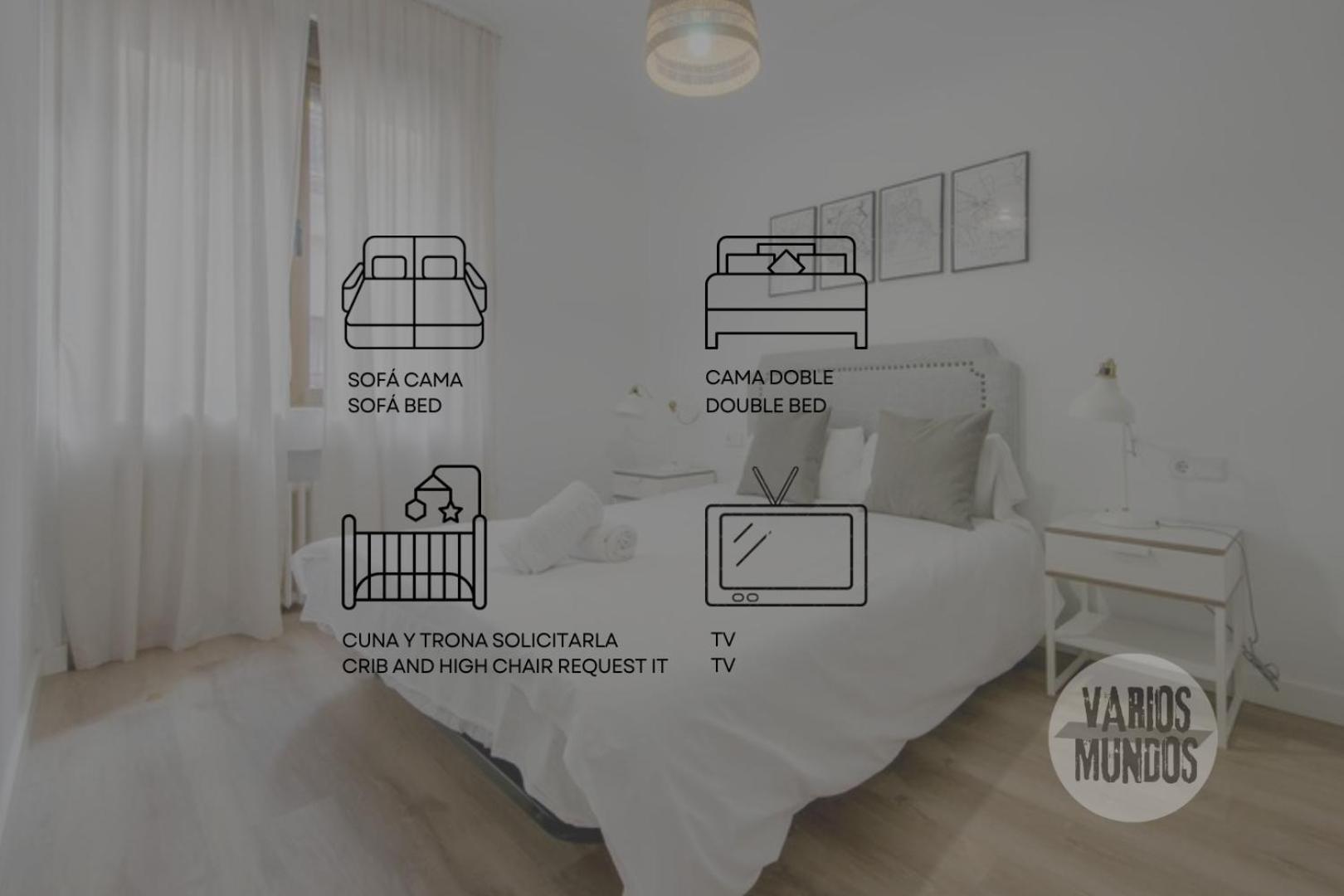 Elegante Apartamento En El Centro De Madrid-Rastro Apartment Luaran gambar