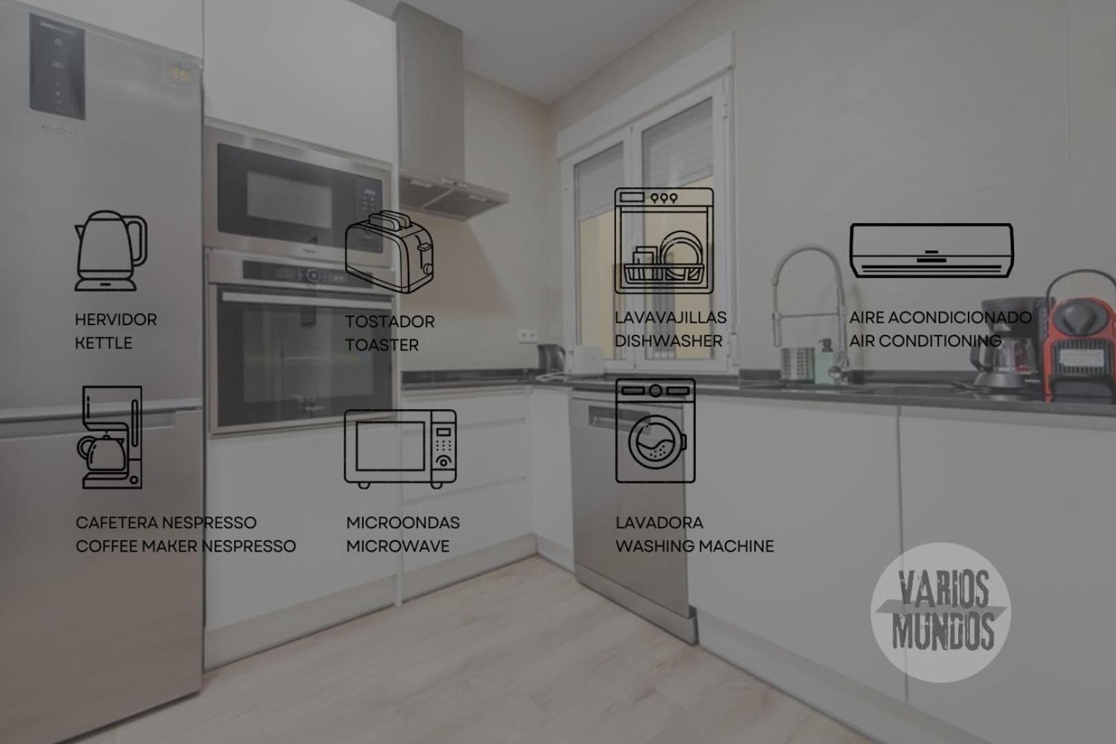 Elegante Apartamento En El Centro De Madrid-Rastro Apartment Luaran gambar